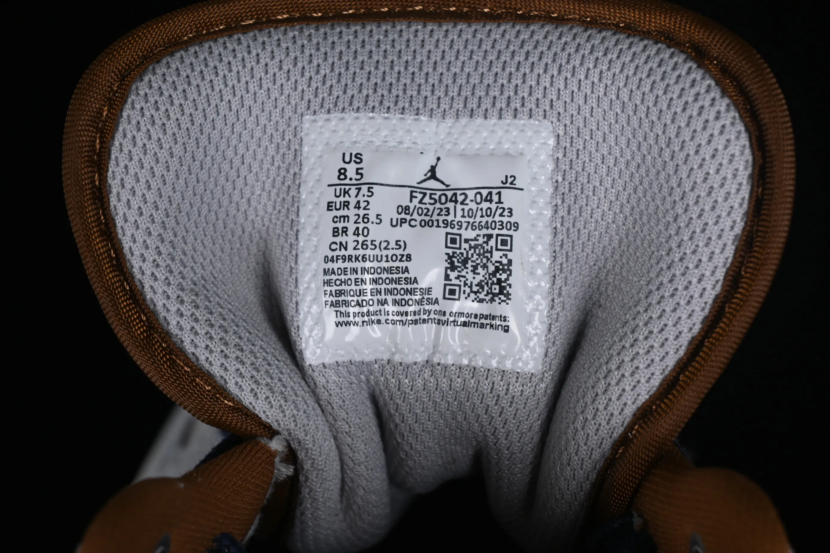 All categories Air Jordan Jordan series basketball shoes Air Jordan 1 Low G version pure original Air Jordan 1 Low AJ1 Joe 1 Valentine's Day limited denim denim low-bang cultural casual sneakers FZ5042-041